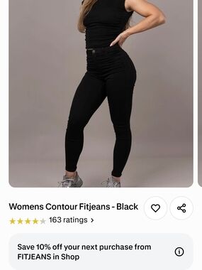 FITJEANS High-Rise Skinny Jeans - Black
